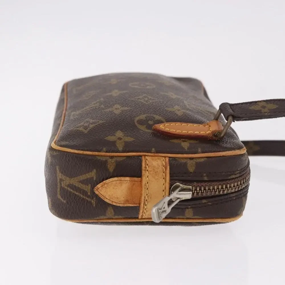 Louis Vuitton Monogram Marly Bandouliere Shoulder Bag Brown